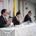 Fiscal General de la Nación, Francisco Barbosa Delgado, Contralor General de la República, Carlos Felipe Córdoba y El Procurador General de la Nación, Fernando Carrillo