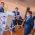 Minsalud hace entrega anticipada de ventiladores a la alcaldesa de Bogotá.7