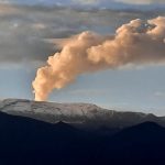 Una belleza de fumarola. NEVADO DEL RUIZ