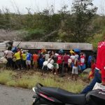El camión no explotó y hubo robo de combustible