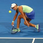 La tenista australiana Ashleigh Barty durante un partido de la WTA en el Abierto de Qatar, en Doha, Foto REUTERS/Ibraheem Al Omari