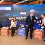 Saludo del Presidente Iván Duque con el Embajador del Estado de Israel en Colombia, Christian Marcos Cantor, en el acto de promoción del Tratado de Libre Comercio (TLC).
Foto: Efraín Herrera – PRESIDENCIA