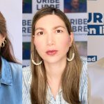 Senadoras Paola Holguín y Ruby Chagüí y el Representante a la Cámara Juan Espinal, del Centro Democrático