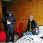 Brote de COVID-19 entre adultos mayores en Bogotá .foto Secretaría de Integración Social de Bogotá