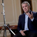 El presidente Iván Duque, en una entrevista con Reuters.  REUTERS/Luisa Gonzalez