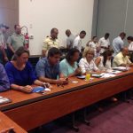 La ministra de Comercio,  Industria y Turismo, Cecilia Álvarez-Correa, durante la Ruta del Turismo que adelantó en San Andrés, se reunió con autoridades locales, gremios y empresarios.