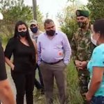 El encuentro se dio en plena vía pública foto Ejército Nacional