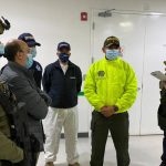 Rodrigo Tovar, alias 'Jorge 40' (chaqueta gris) en Colombia . Cortesía