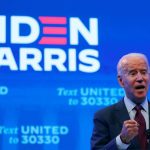 El candidato presidencial demócrata en Estados Unidos y el ex vicepresidente Joe Biden entrega un discurso en Wilmington, Delaware, EEUU,REUTERS/Mike Segar