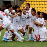 Deportivo Pasto y America de Cali durante partido por la fecha 1 de la Liga Femenina BetPlay DIMAYOR Foto VizzorImage / Leonardo Castro / Cont.