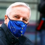 El negociador jefe de la UE para el Brexit, Michel Barnier, en Londres. Oct 23, 2020. REUTERS/Simon Dawson