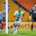 Atlético Nacional empató 1-1 con River Plate de Uruguay en la Copa Sudamericana.Twitter @Sudamericana
