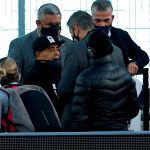 Diego Maradona, antes del partido contra Patronato en La Plata, que coincidió con el cumpleaños 60 de la leyenda del fútbol argentino.Demian Alday Estevez/Pool vía Reuters