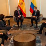 Reunión del Presidente Duque con el Rey Felipe de España en Bolivia