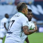 Dayro Moreno del Once Caldas celebra después de anotar el primer gol de su equipo durante el partido entre Once Caldas y el Deportivo Cali por la fecha 18 de la Liga BetPlay DIMAYOR I 2020 jugado en el estadio Palogrande de la ciudad de Manizales Foto VizzorImage/ Daniel Ocampo / Contribuidor