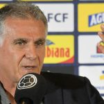 Carlos Queiroz, director técnico de la Selección Colombia, tuvo su primer contacto con la prensa