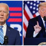 Imagen combinada del candidato demócrata a la presidencia de Estados Unidos, Joe Biden, y el presidente de Estados Unidos, Donald Trump, hablando sobre los primeros resultados de las elecciones presidenciales de Estados Unidos de 2020. 4 de noviembre de 2020. REUTERS/Kevin Lamarque/Carlos Barria