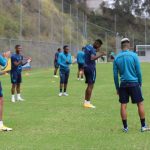 Selección Ecuatoriana en entrenamiento