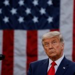 El presidente de Estados Unidos, Donald Trump, da un discurso desde el Rose Garden de la Casa Blanca en Washington, Estados Unidos. REUTERS/Carlos Barría