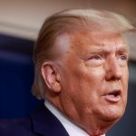 El presidente de Estados Unidos, Donald Trump, durante una breve aparición en la sala de conferencias de prensa de Brady en la Casa Blanca en Washington, Estados Unidos, REUTERS/Hannah McKay/File Photo