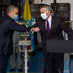 Philip Goldberg embajador de USA en Colombia e Iván Duque Presidente de la República. Foto Presidencia