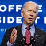 Presidente electo de EEUU, Joe Biden, en una rueda de prensa. 08/01/2021. REUTERS/Kevin Lamarque
