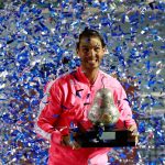 Rafael Nadal celebrando tras ganar Abierto Mexicano de Tenis 2020. Acapulco, México. REUTERS/Henry Romero