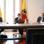Reunión entre la alcaldesa Claudia López y el ministro Fernando Ruiz / Twitter Alcaldia de Bogotá
