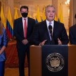 Presidente Duque anuncia llegada del primer lote de vacunas para inicias la batalla definitiva contra el coronavirus. Foto: Efrain Herrera-PRESIDENCIA