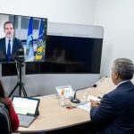 “Queremos un BID más fuerte, con más recursos y con más capacidad de préstamo”, dijo este lunes el Presidente Iván Duque Márquez, al instalar, desde la Casa de Nariño y de manera virtual, el Foro de Alcaldes del BID. Foto: Efraín Herrera – PRESIDENCIA