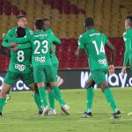 Millonarios y Atlético Nacional en partido por la fecha 13 como parte de la Liga BetPlay DIMAYOR 2021 jugado en el estadio  Nemesio Camacho El Campín de Bogotá Foto VizzorImage / Felipe Caicedo / Staff