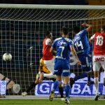 Independiente Santa Fe y Millonarios en partido por la fecha 18 como parte de la Liga BetPlay DIMAYOR 2021 jugado en el estadio  Nemesio Camacho El Campín de Bogotá. Foto: VizzorImage / Edgar Cusguen / Contribuidor