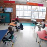 Protocolos de bioseguridad en colegios de Bogotá . Cortesía Secretaría de Educación