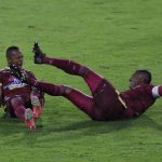 Deportes tolima celebro empate ante Talleres de Córdoba por la Sudamericana.Conmebol Sudamericana