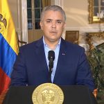 No vamos a permitir que las vías de hecho, la destrucción de bienes o el mensaje de odio tengan cabida. Duque