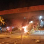 Incendian CAI con 10 policias adentro en la Aurora de Usme