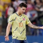El mediocampista colombiano James Rodríguez en el partido de cuartos de final de la Copa América de Brasil 2019 en el estadio Arena Corinthians de Sao Paulo, Brasil. REUTERS/Henry Romero