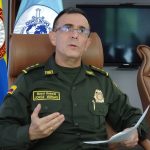 El director de la Policía Nacional de Colombia, general Jorge Luis Vargas, habla durante una entrevista con Reuters en Bogotá,. REUTERS/Javier Andrés Rojas