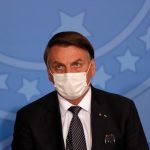 Jair Bolsonaro, presidente de Brasil, durante una ceremonia en el Palacio Planalto, en Brasilia. REUTERS/Ueslei Marcelino