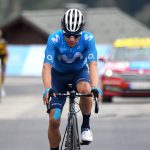 Miguel Ángel "Supermán" López (Movistar), sexto clasificado en la general del Dauphiné,