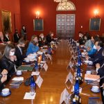 Primera reunión preparatoria, previa al inicio de su visita de trabajo en Colombia de La CIDH fue con la Canciller Nacional, Marta Lucía Ramírez y autoridades del Poder Ejecutivo
