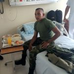El ministro de defensa nacional visitó en el hospital militar Soldados Liberados