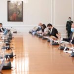 Presidente Iván Duque sostiene una reunión con la alcaldesa de Bogotá Claudia López. / Cortesía: Presidencia