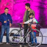 Egan Bernal, campeón del Giro de Italia fue homenajeado en la Catedral de Sal de Zipaquirá,Lo acompaña el Gobernador de Cundinamarca