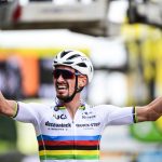 Julian Alaphilippe, ciclista del Deceuninck - Quick Step, ganó la primera etapa de la edición 108 del Tour de Francia © A.S.O. / Pauline Ballet