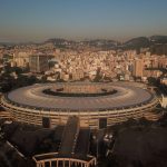 Una vista general del estadio Maracaná en Río de Janeiro, Brasil. 2 de junio de 2021. Imagen tomada con un dron. REUTERS/Pilar Olivares