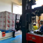 Colombia recibió un cargamento de un millón de dosis de vacunas anticoronavirus