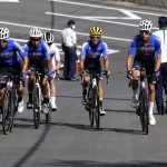 Sergio Higuita, Nairo Quintana, Esteban Chávez y Rigoberto Urán. Foto COC-Media