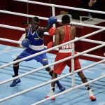 El medallista olímpico, Yuberjen Martínez, ganó su primer combate en los Juegos Olímpicos Tokio 2020.