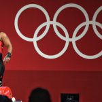 La pesista colombiana Mercedes Pérez tuvo solo un intento válido en arranque y uno válido en envión